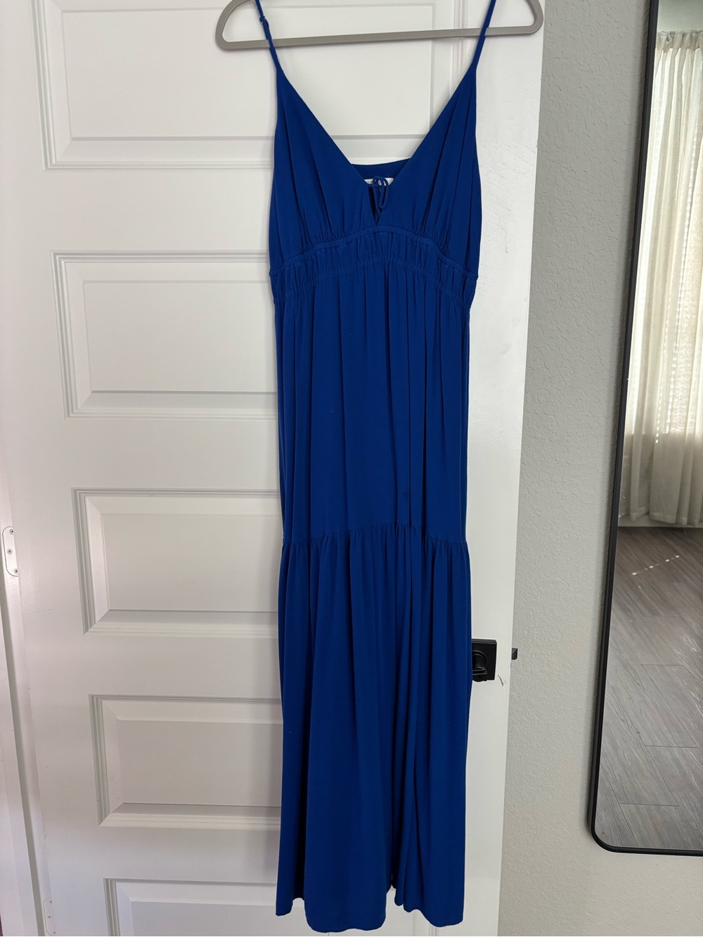 Z Supply Royal Blue Spaghetti Strap Maxi Dress